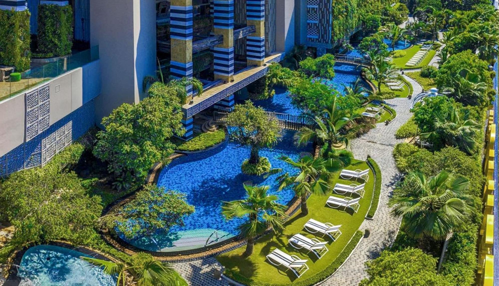 芭提雅高层海景奢华公寓the Riviera Jomtien生香家直达海滩2704 Ngoại thất bức ảnh