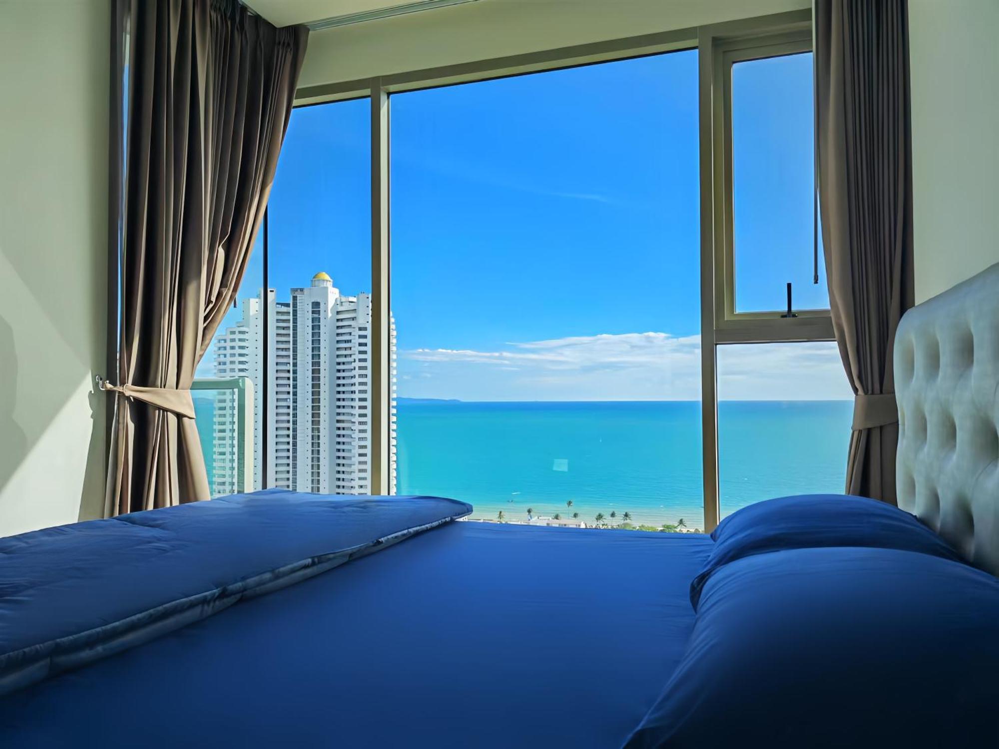 芭提雅高层海景奢华公寓the Riviera Jomtien生香家直达海滩2704 Ngoại thất bức ảnh
